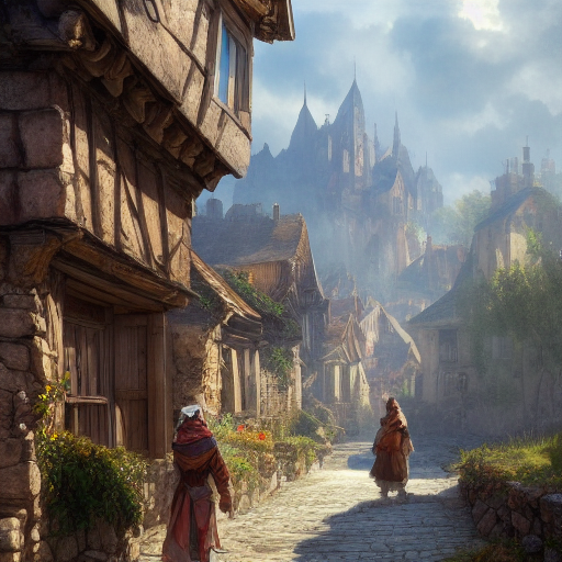 Stable Diffusion prompt: """a beautiful dark fantasy medi...