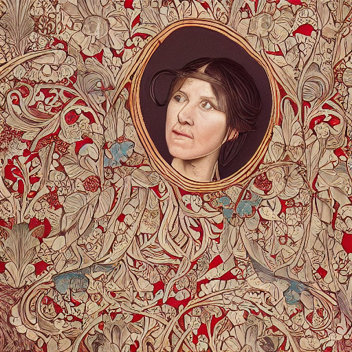 Stable Diffusion prompt: Three women painting artists fro...