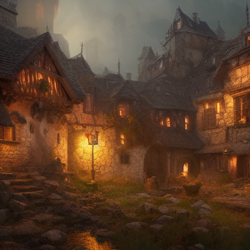 Stable Diffusion prompt: """a beautiful dark fantasy medi...