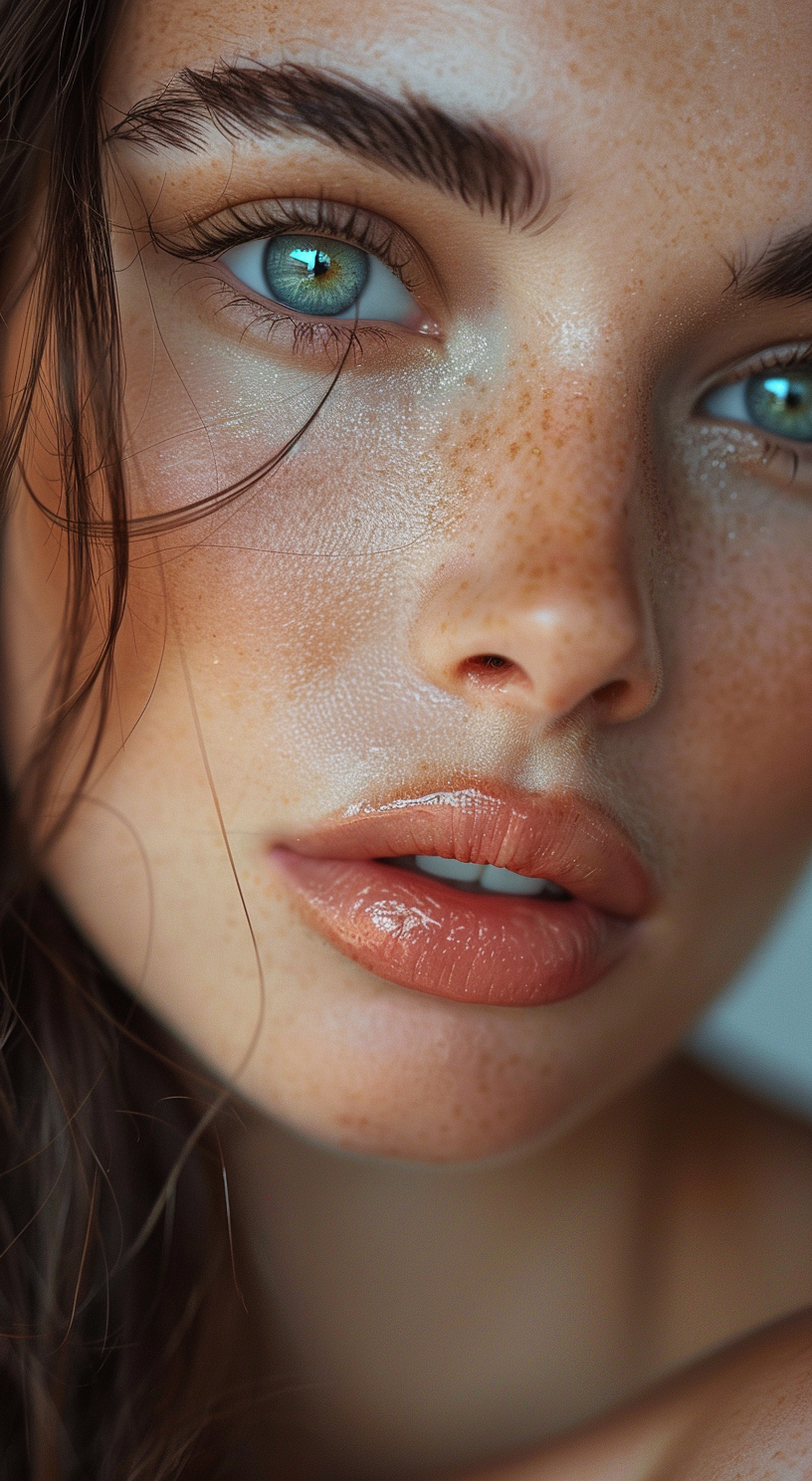 AI generated: Midjourney prompt: close-up of a stunning fashion model, ultra-realis... (Midjourney - Photography)