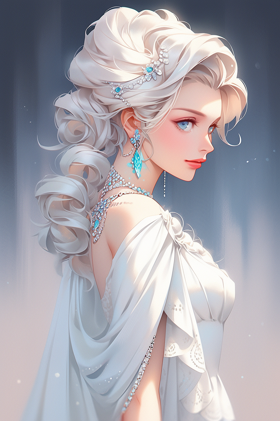 AI generated: Midjourney prompt: A graceful and elegant game character, 2010s Decor... (Midjourney - Anime)
