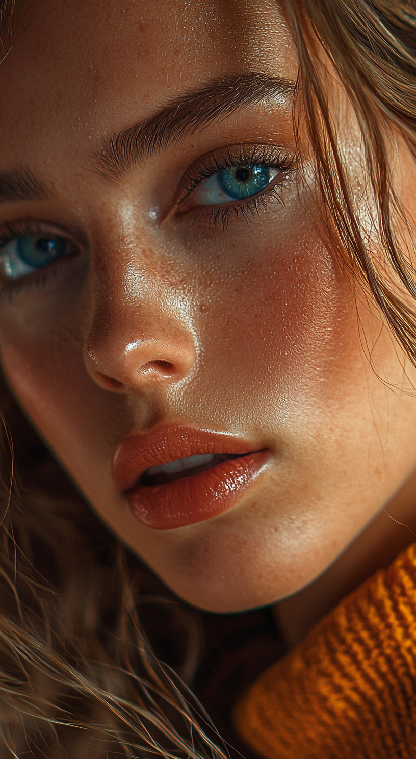 Midjourney prompt: close-up of a stunning fashion model, ultra-realis... - Midjourney