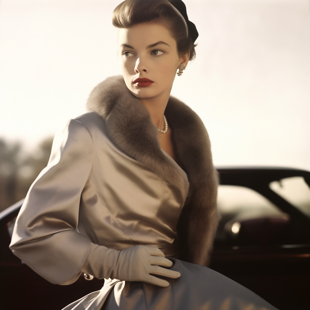 AI generated: Midjourney prompt: high fashion, vogue , 1957, ray tracing, perfect y... (Midjourney - Fashion)
