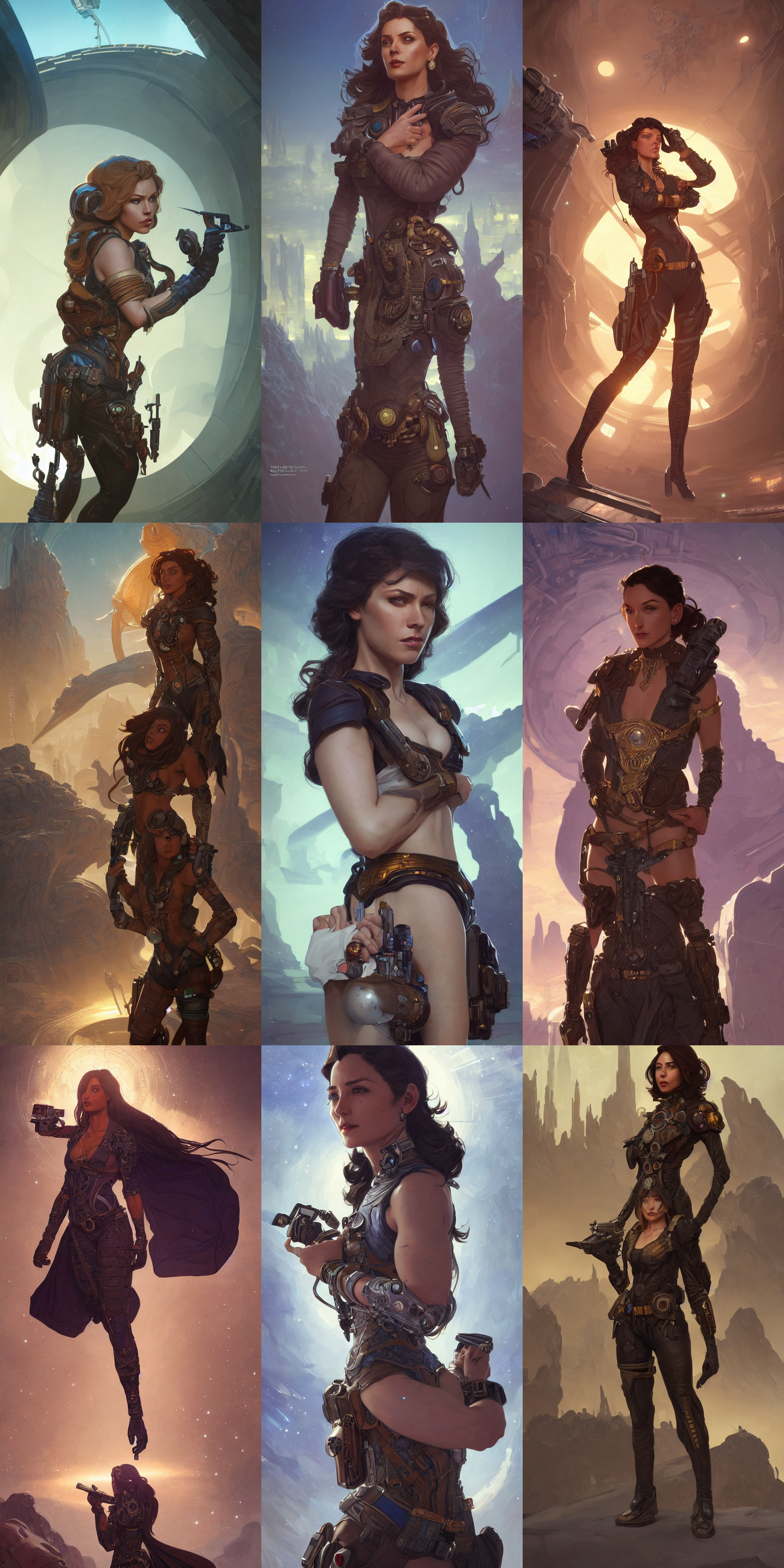 Stable Diffusion prompt: portrait of a beautiful female d...