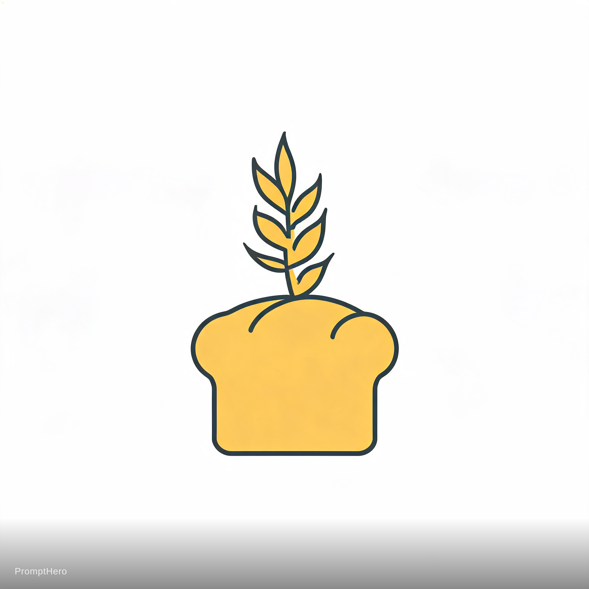 صورة مولدة بالذكاء الاصطناعي: Seedream 5 prompt: A minimalist and modern logo design for a bakery n... (نموذج Seedream 5 - شعارات وتصميم)