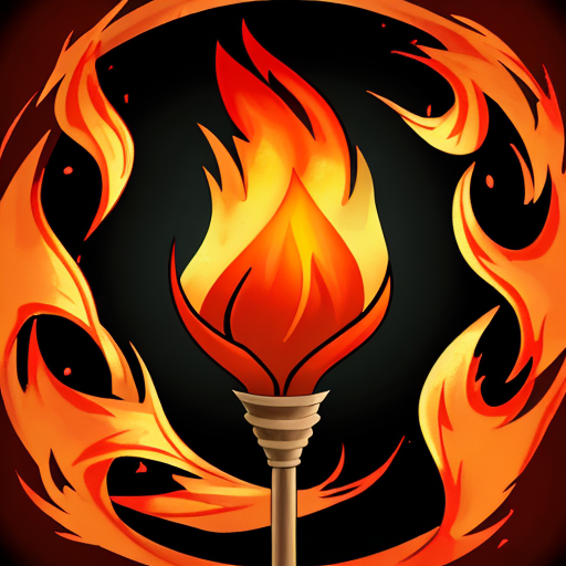 AI generated: DreamShaper prompt: flame of fire, cartoon, art , high quality, drawn (DreamShaper - Concept Art)