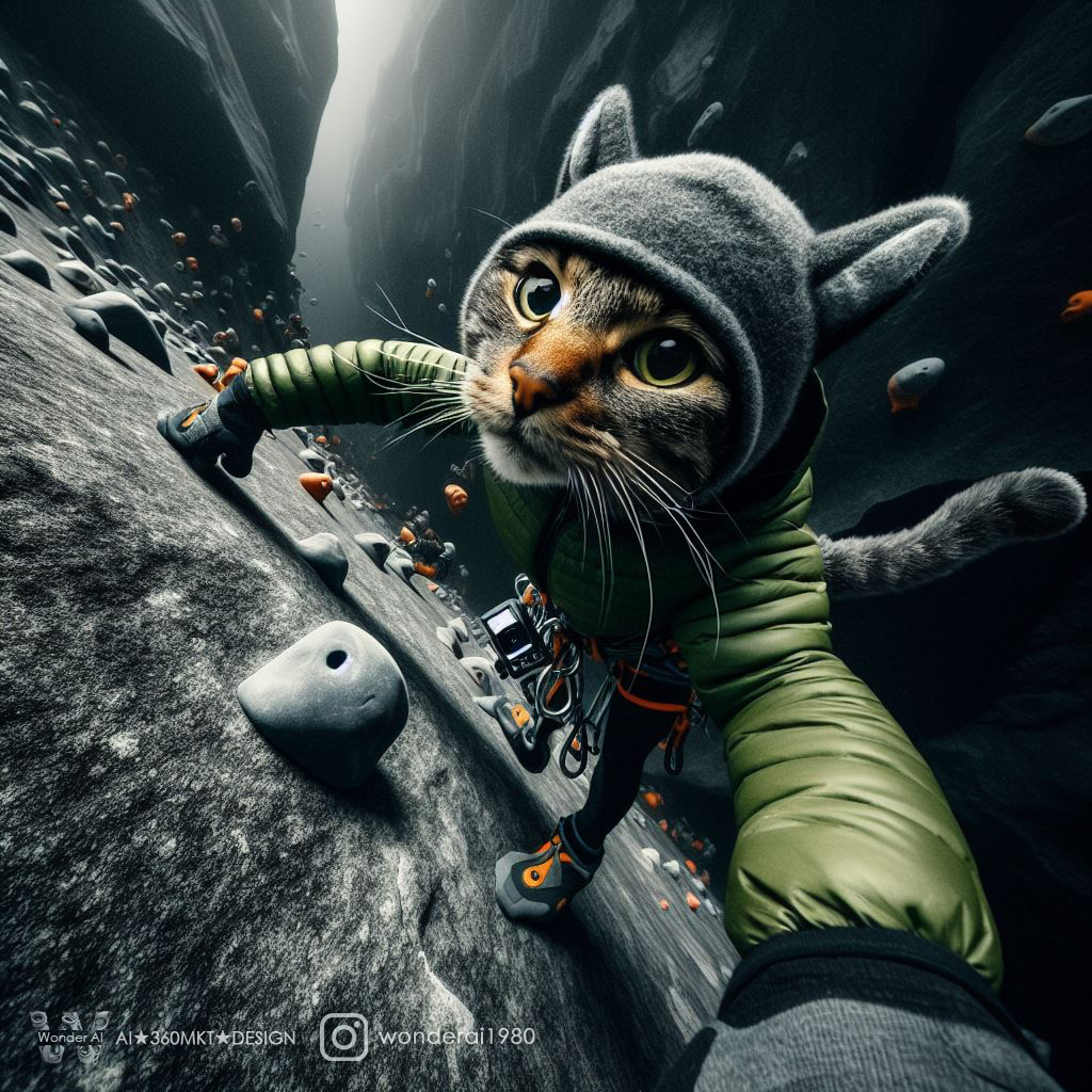 AI generated: Extreme sports (DALL·E - Photography)