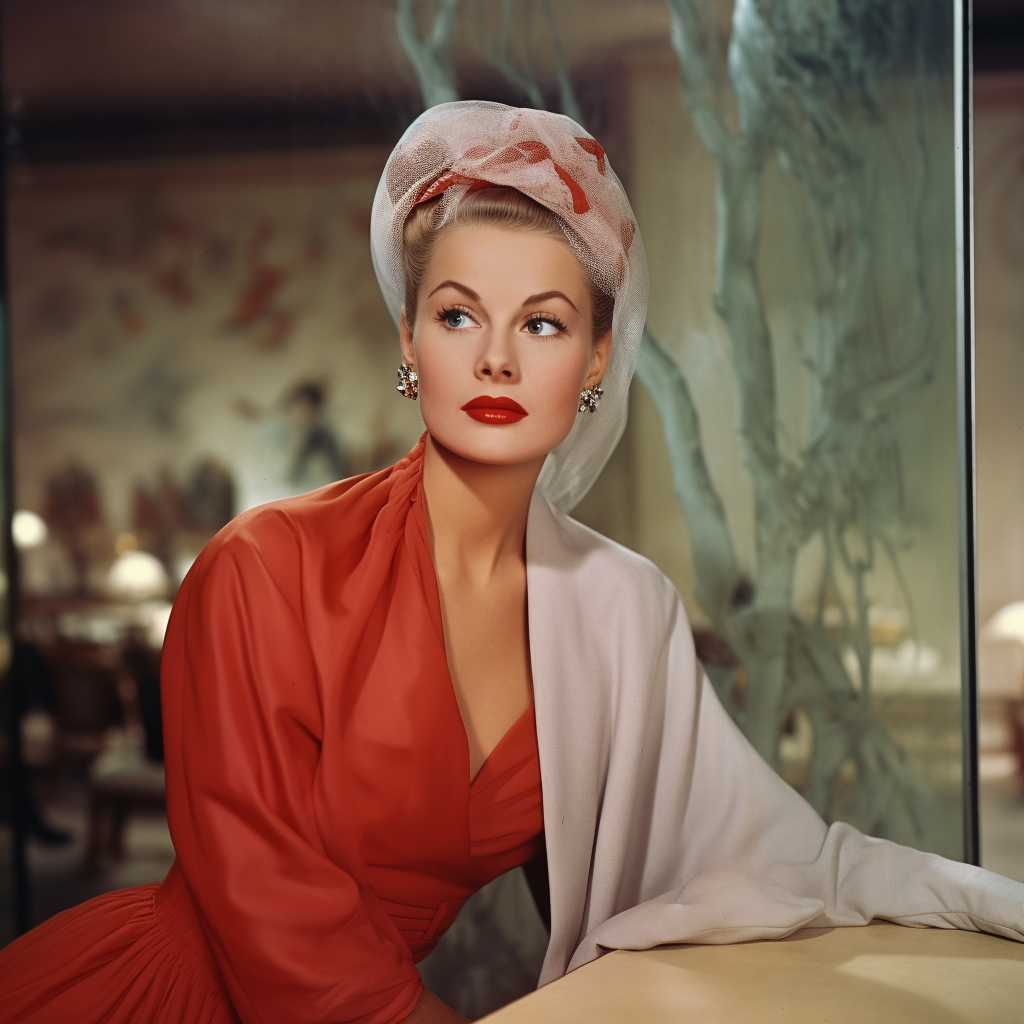 AI generated: Midjourney prompt: vogue, high fashion, 1952 (Midjourney - Fashion)