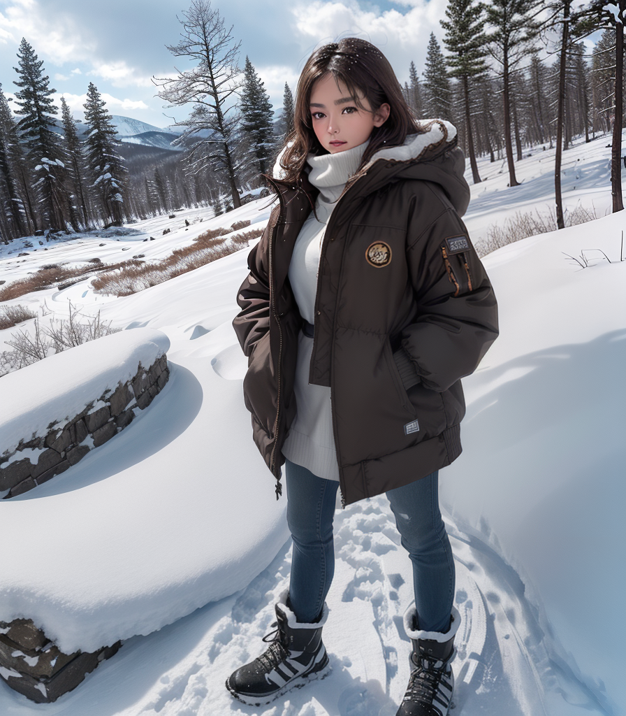 AI generated: The Weather Outside is Frightful (Stable Diffusion - Photography)