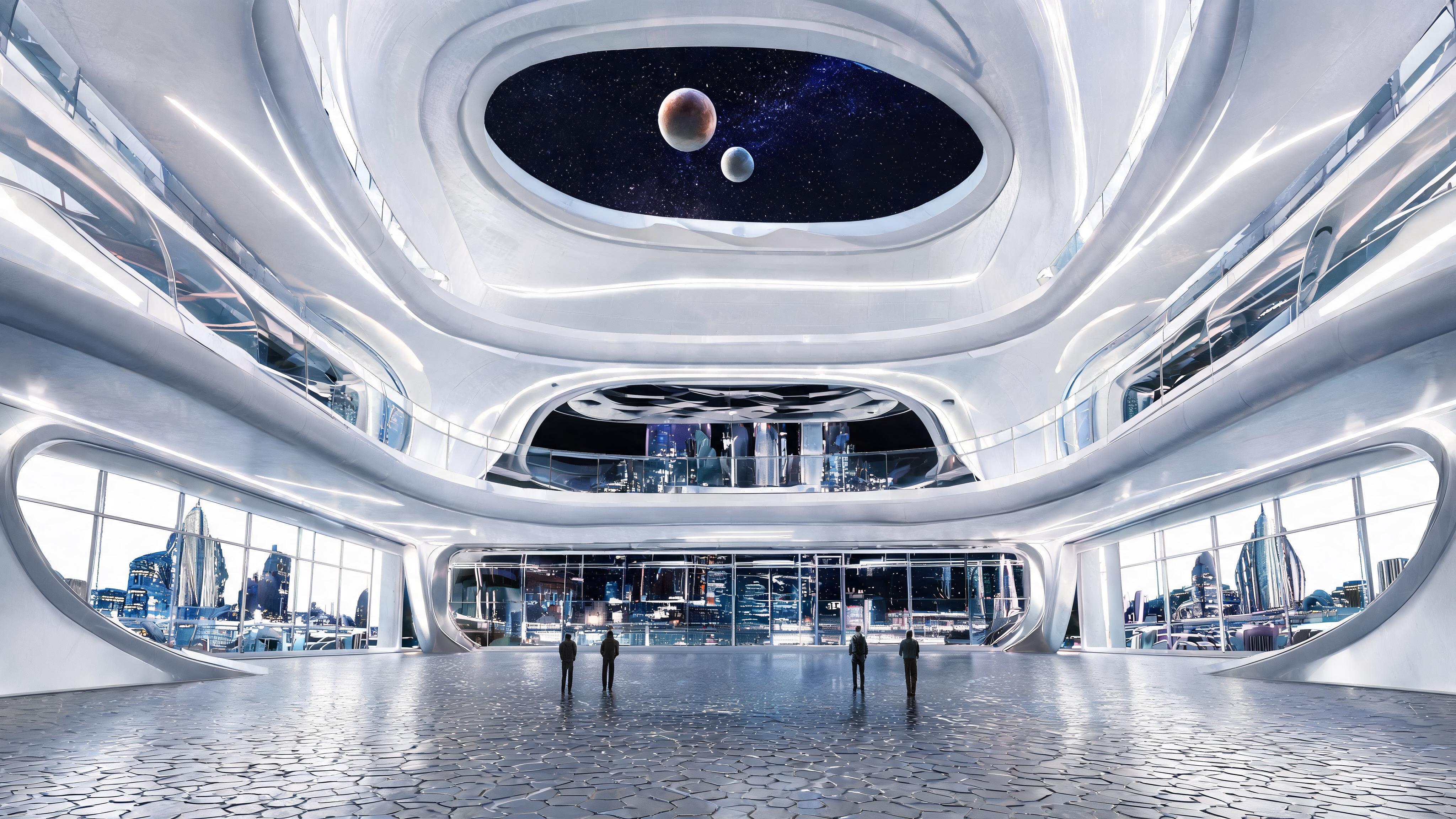 AI generated: Seedream 5 prompt: Create a cinematic scene for the inner design of a... (Seedream 5 - Interior Design)