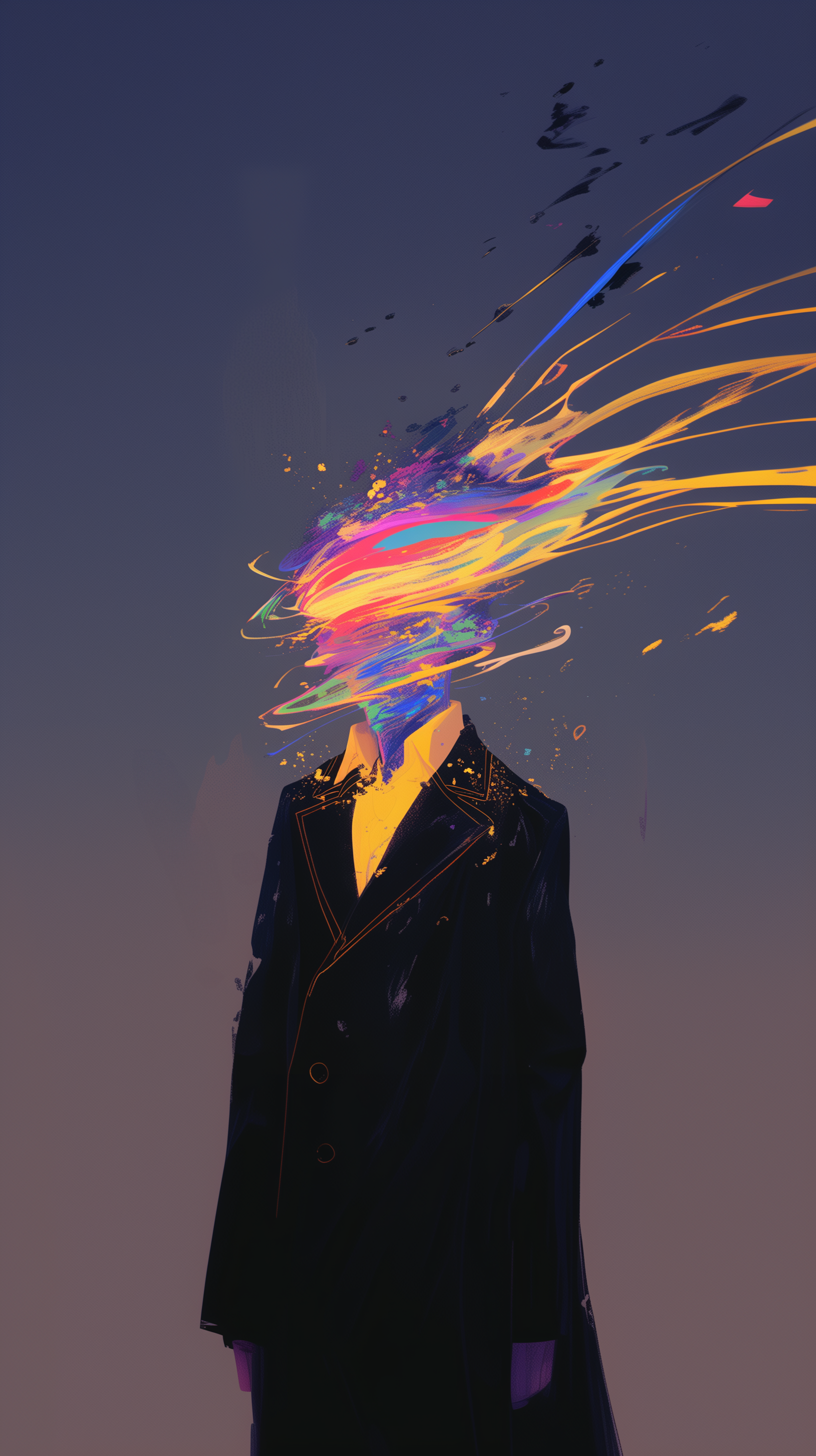 Midjourney prompt: contemporary art, portrait, female figure, illustr... - Midjourney