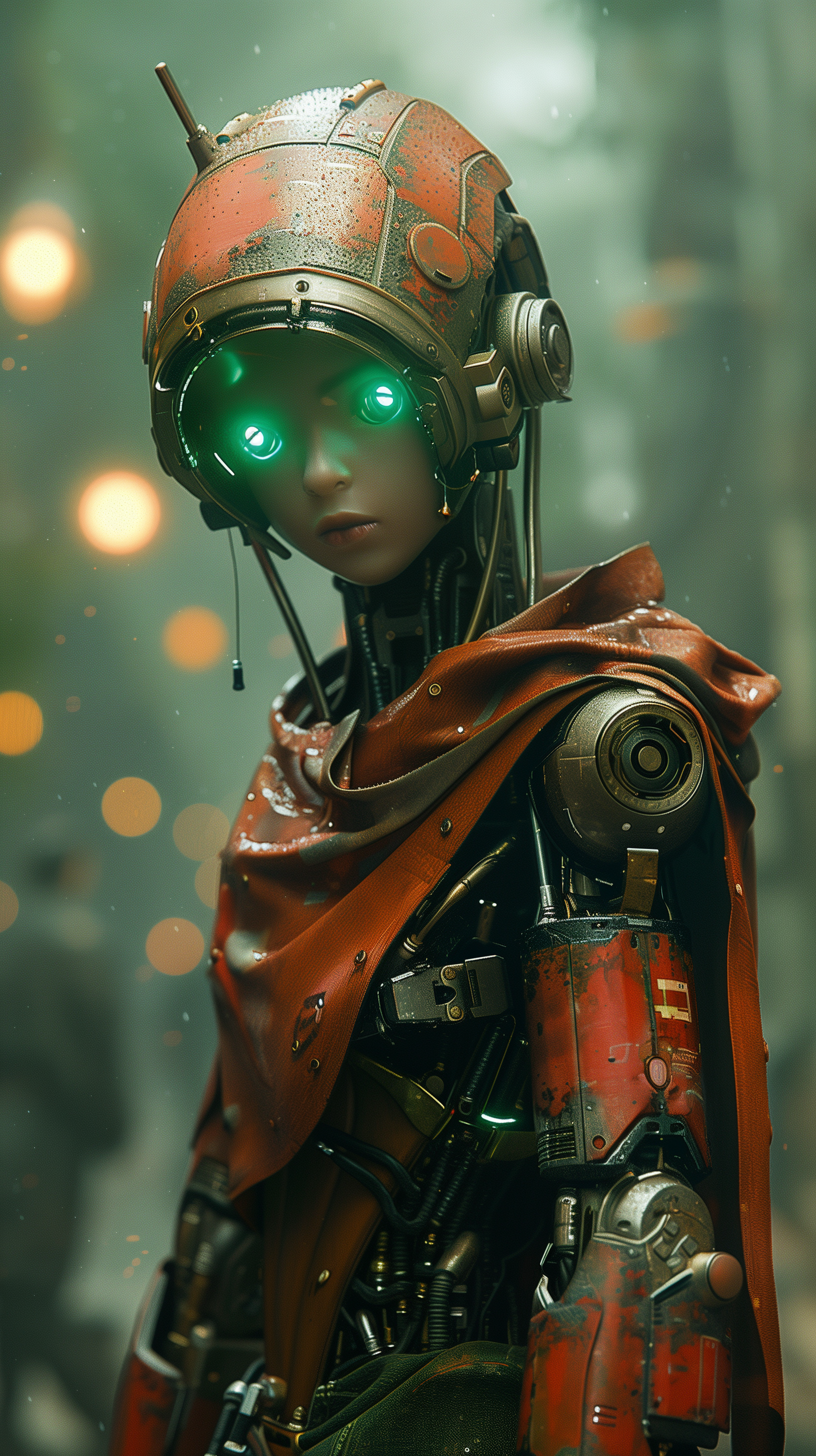 AI generated: Sci-Fi visual (Midjourney - 3d Renders)