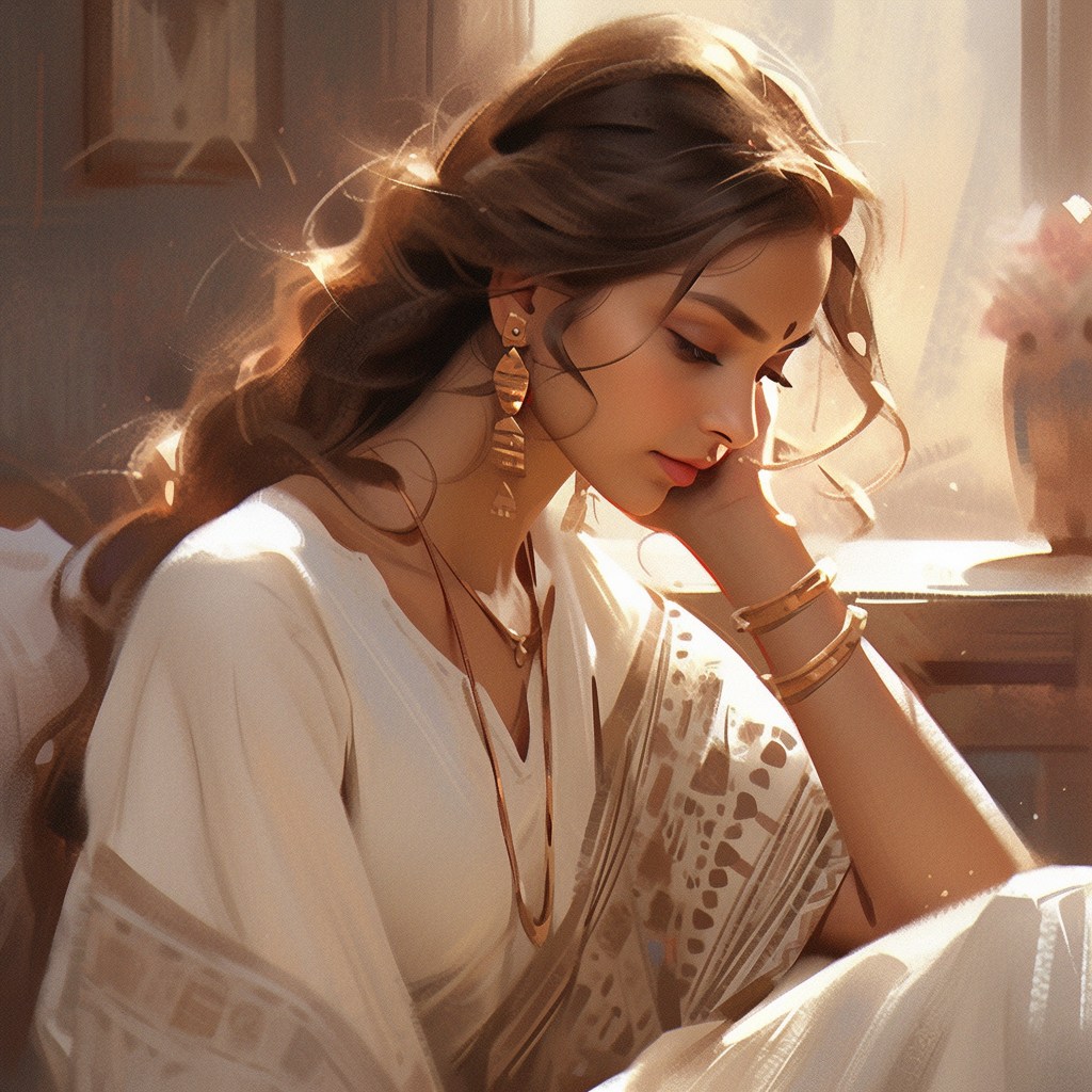 صورة مولدة بالذكاء الاصطناعي: Midjourney prompt: hd image of deepika padukone, in the style of clas... (نموذج Midjourney - أنمي)