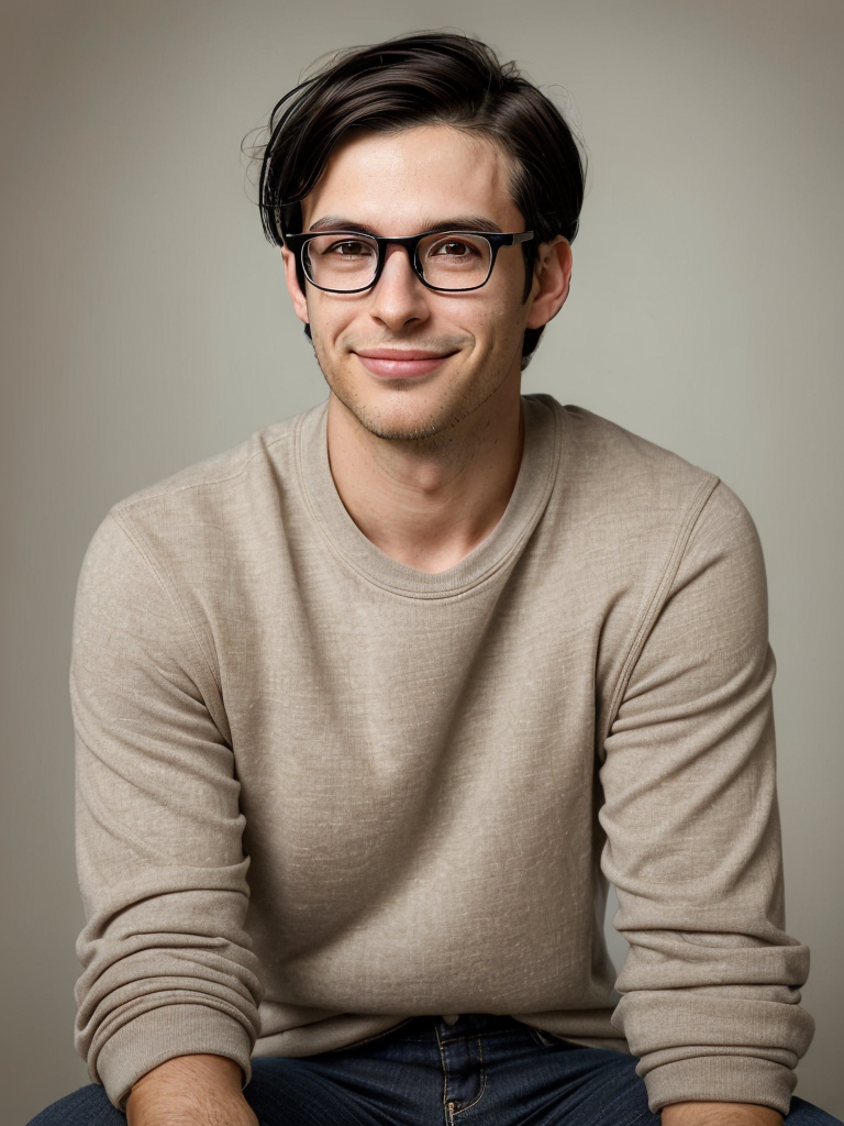 ChatGPT Image prompt: high-resolution, one young adult male portrait, ca... - ChatGPT Image