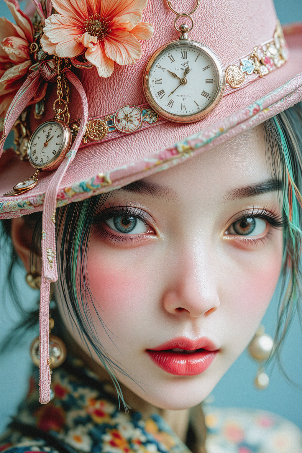 AI generated: Z Image prompt: ultra-detailed close-up portrait of a young east a... (Z Image - Photography)