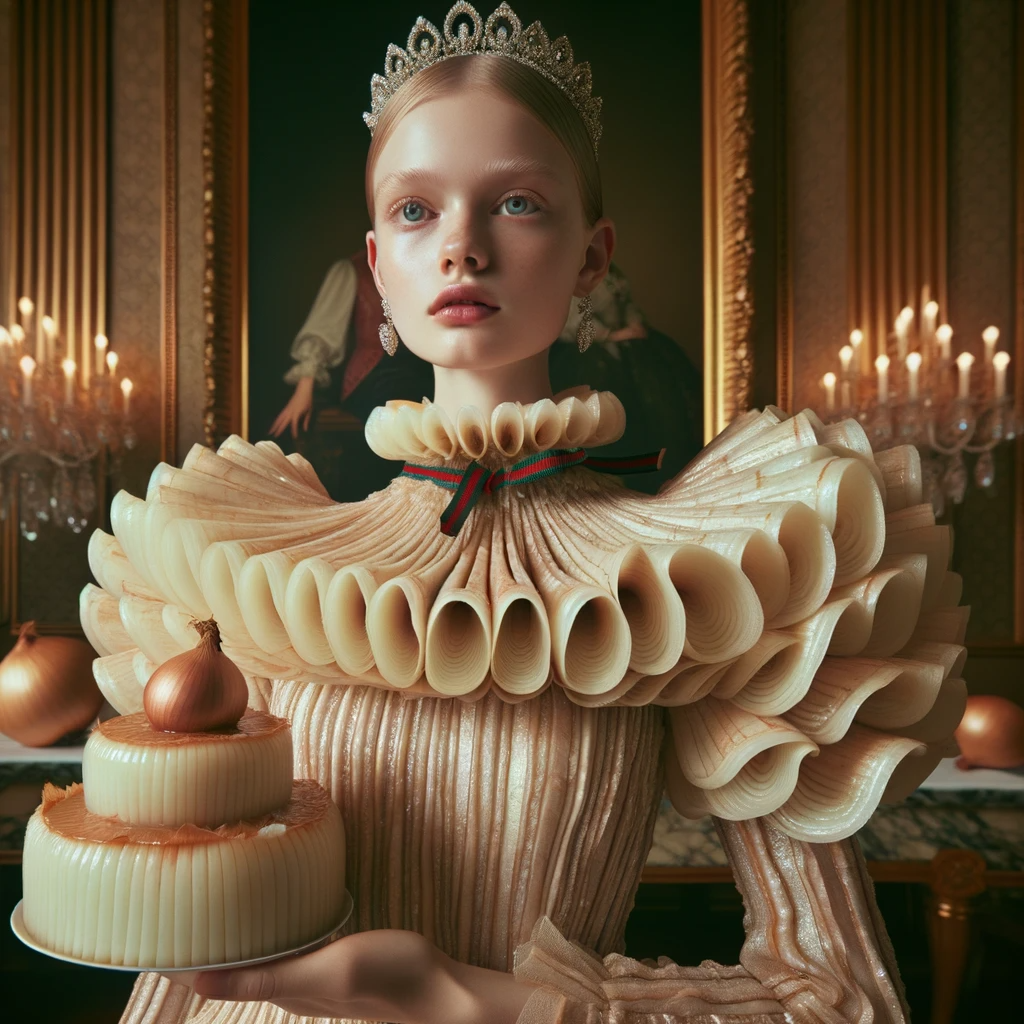 DALL·E prompt: Fashion Photography: A hyper-realistic, surreal po... - DALL·E