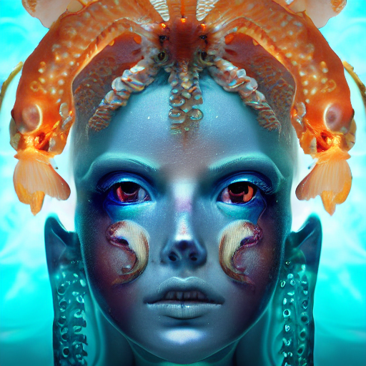 Stable Diffusion prompt: goddess close-up portrait ribcag...