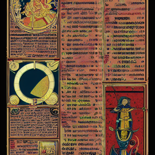 Stable Diffusion prompt: ancient scroll diagram, bold shū...