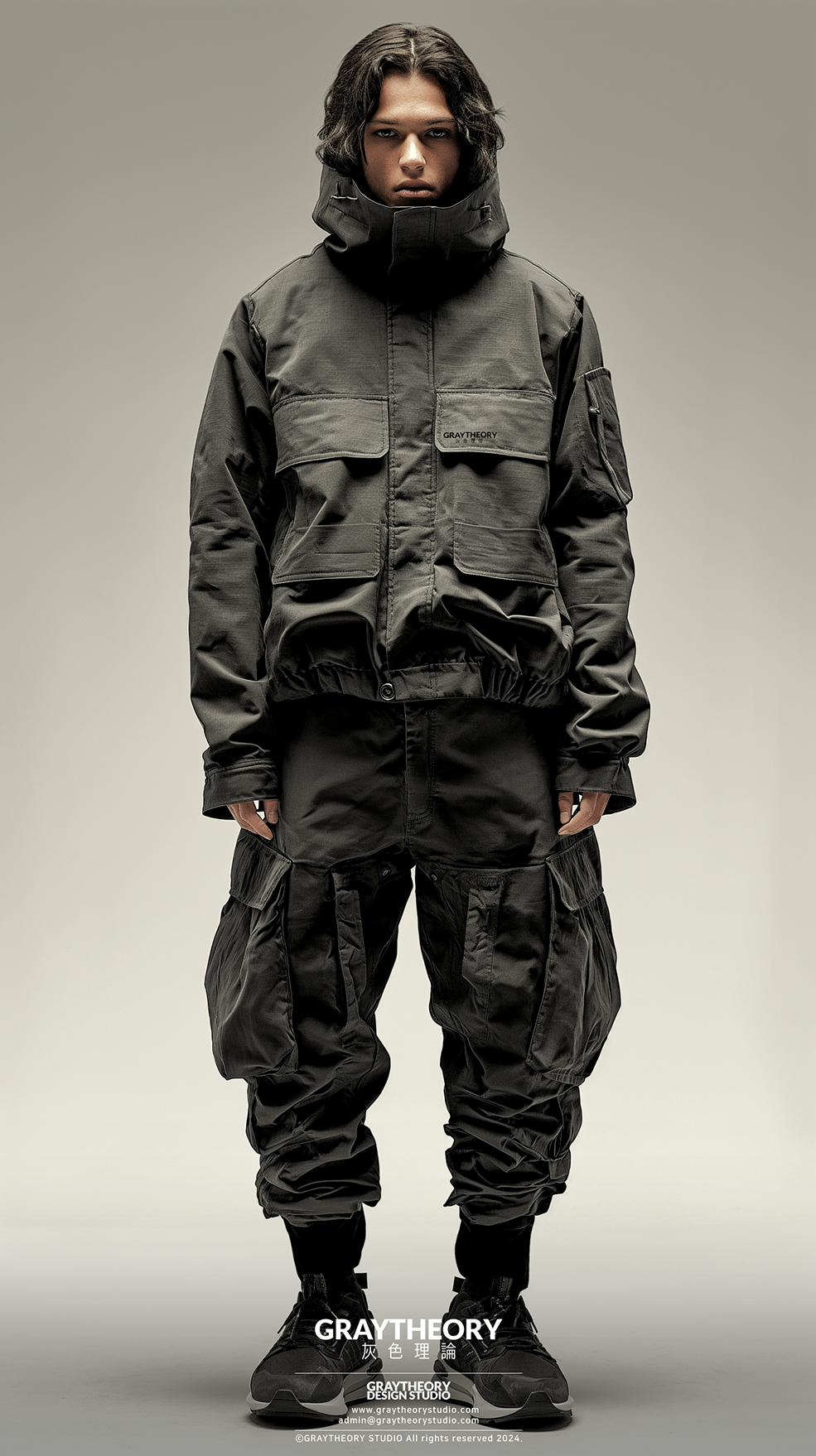 AI generated: Graytheory model (Midjourney - Fashion)