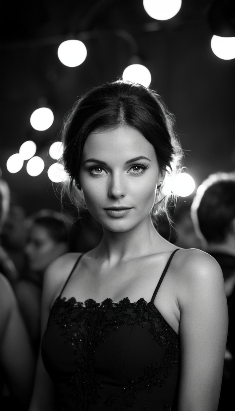 Stable Diffusion prompt: black and white photography, fas...