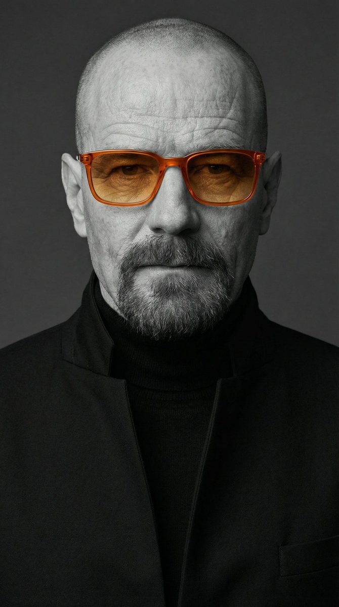 AI generated: FLUX prompt: A studio-style close-up editorial portrait of a pe... (FLUX - Photography)