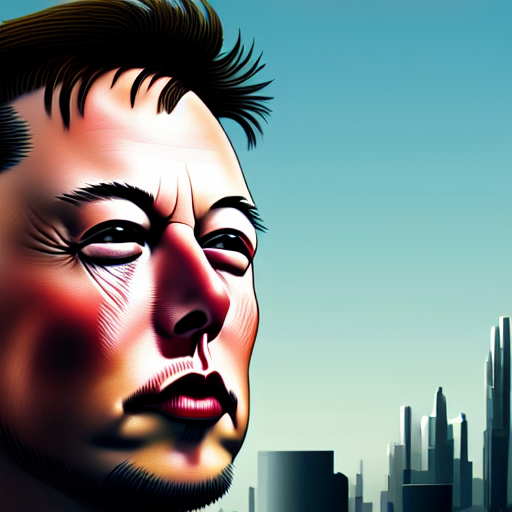 Stable Diffusion prompt: face close up portrait of Elon M...