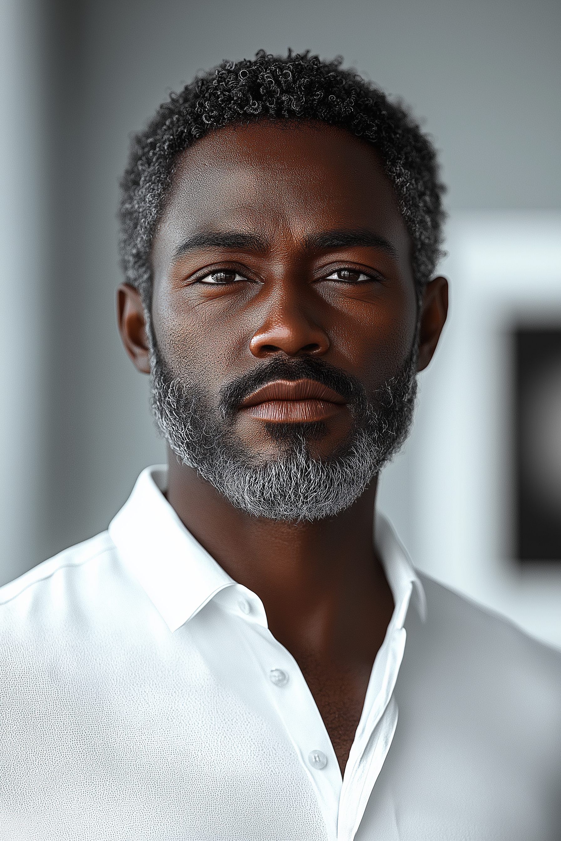 AI generated: Distinguished African American Man (Midjourney - Photography)
