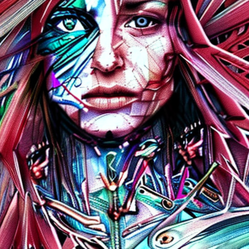 Stable Diffusion prompt: poster of warrior woman| standin...