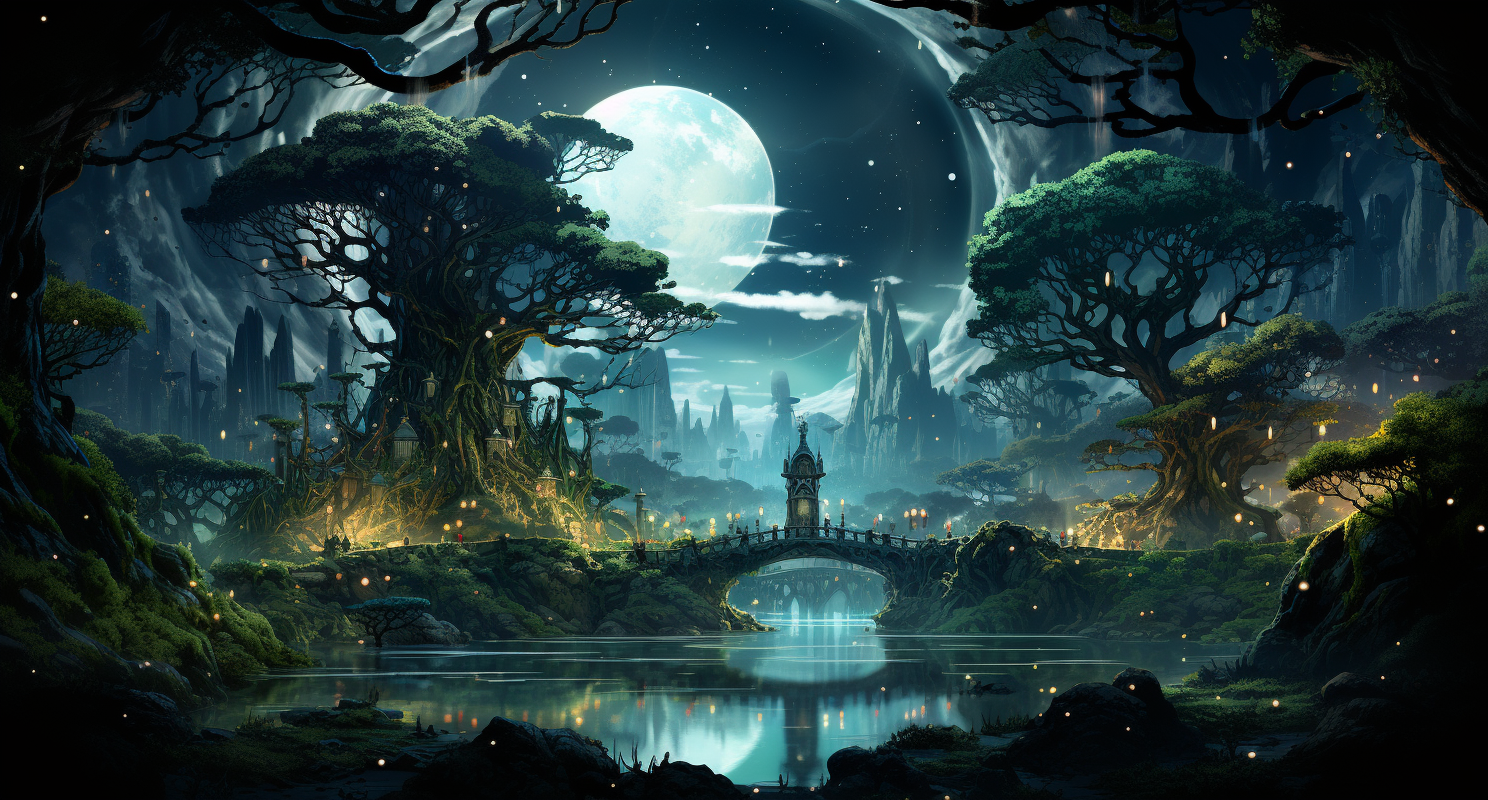 AI generated: Midjourney prompt: an anime style artwork with many stars in the hear... (Midjourney - Concept Art)
