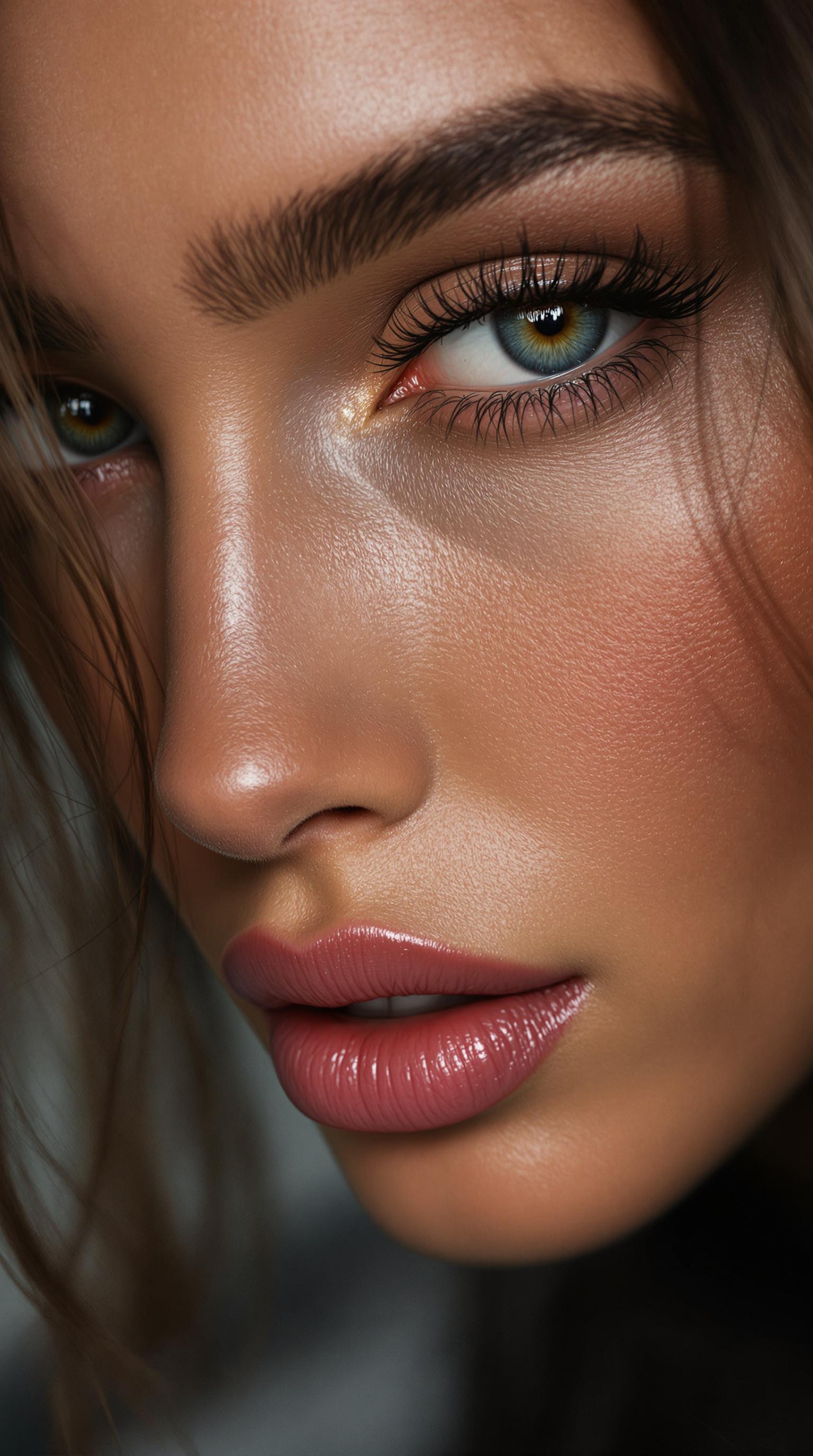 FLUX prompt: close-up of a stunning fashion model, ultra-realis... - FLUX