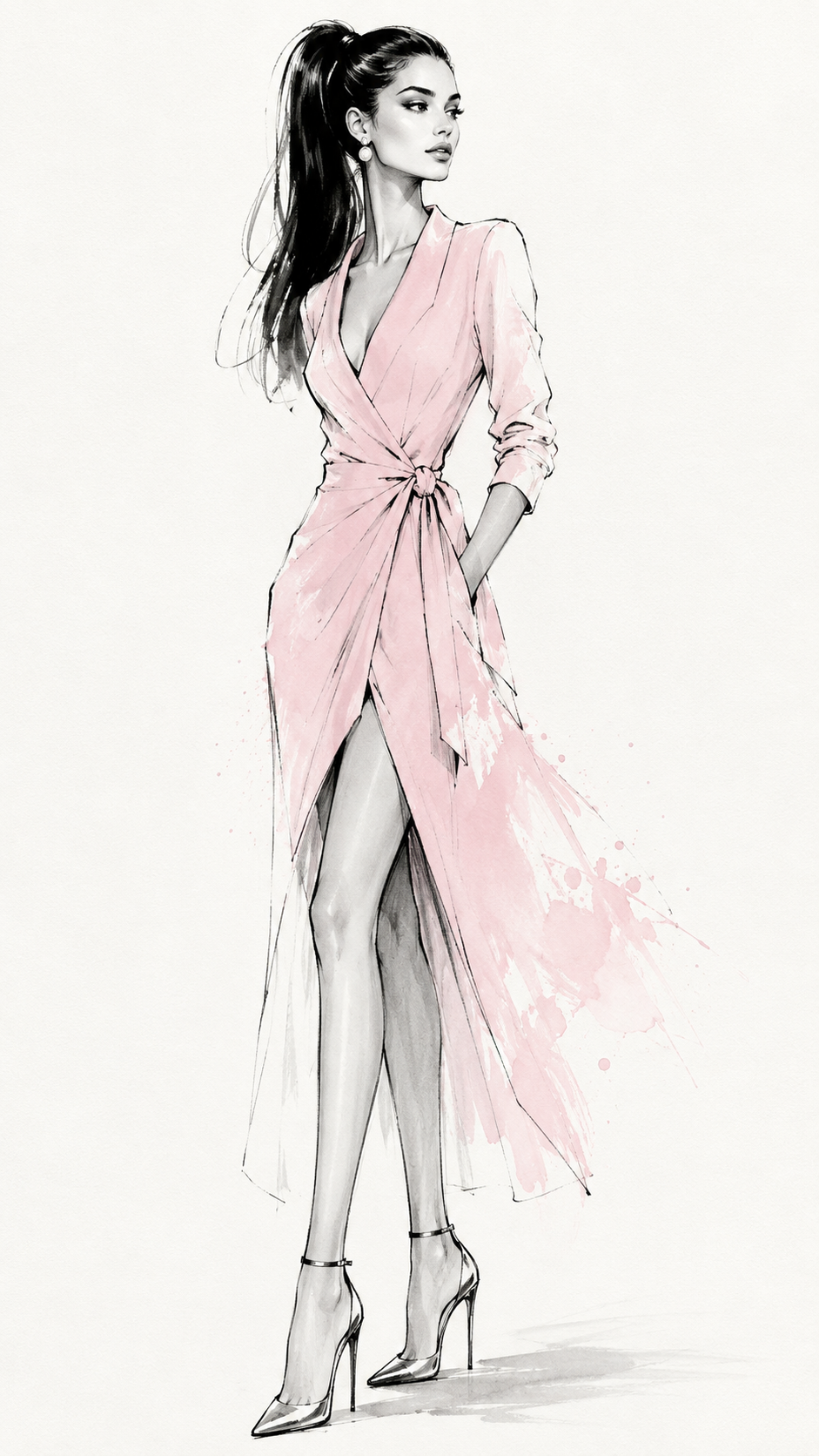 AI generated: ChatGPT Une superbe jeune femme, environ 20 ans, ... (PromptHero - Fashion)