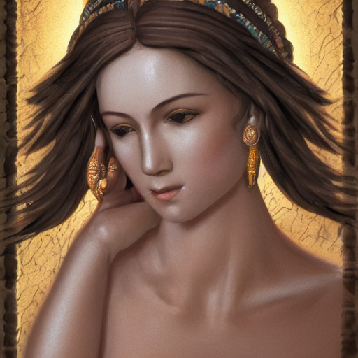 Stable Diffusion prompt: goddess close-up portrait ribcag...