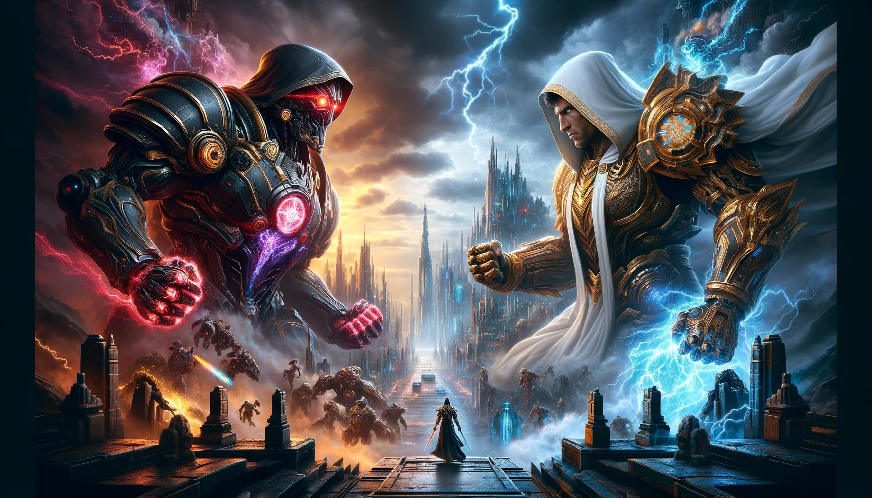 AI generated: The Final Stand: When Worlds Collide (ChatGPT Image - Concept Art)