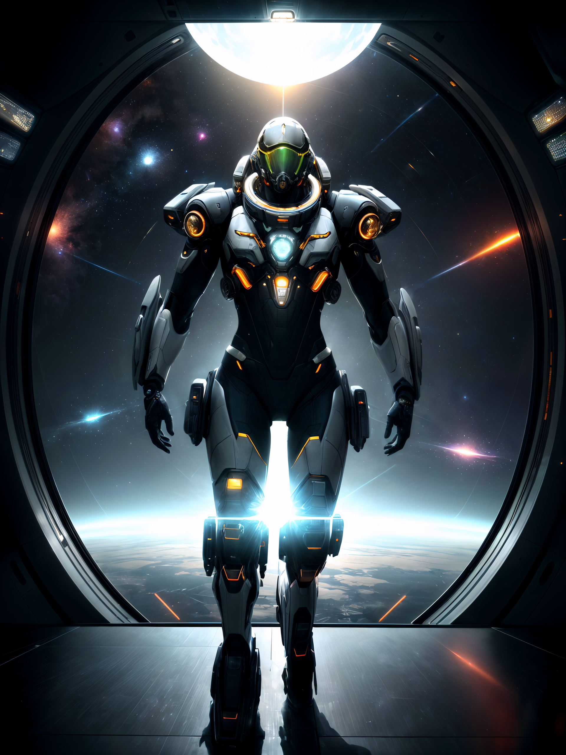 AI generated: Space Traveler (DreamShaper - Concept Art)