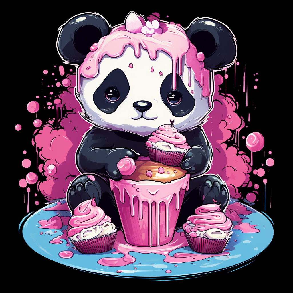AI generated: Midjourney prompt: A cute tshirt design, animal core, a adorable anim... (Midjourney - Portraits)