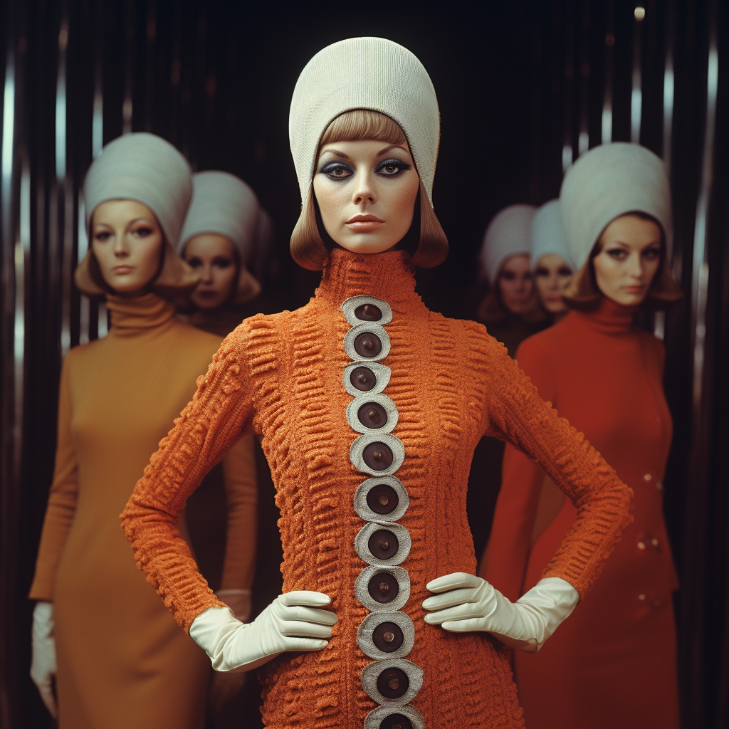 AI generated: Midjourney prompt: high fashion, vogue, 1967 (Midjourney - Fashion)