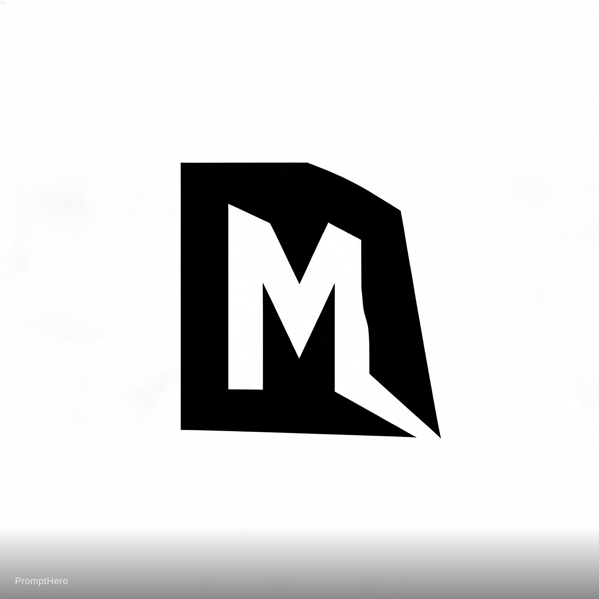 صورة مولدة بالذكاء الاصطناعي: Seedream 5 prompt: Design a black-and-white-only logo for DesignMojo ... (نموذج Seedream 5 - شعارات وتصميم)