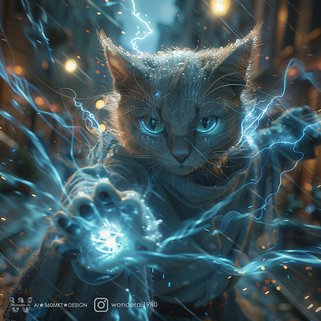 AI generated: Dance of Thunder (Midjourney - Photography)