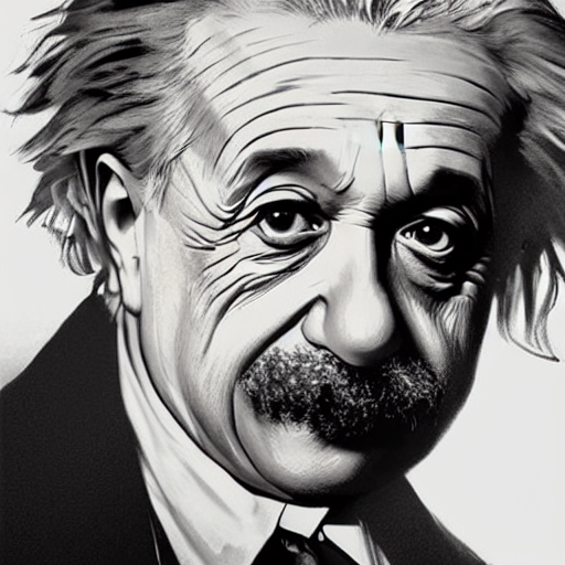 Stable Diffusion prompt: stunning Albert Einstein portrai...