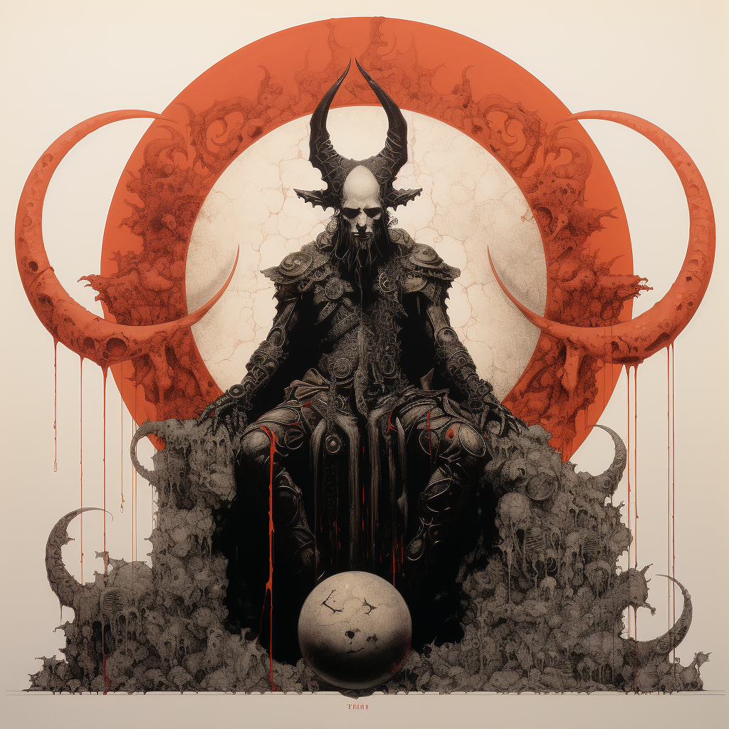 Midjourney prompt: Surreal Krull movie male character design in the s... - Midjourney