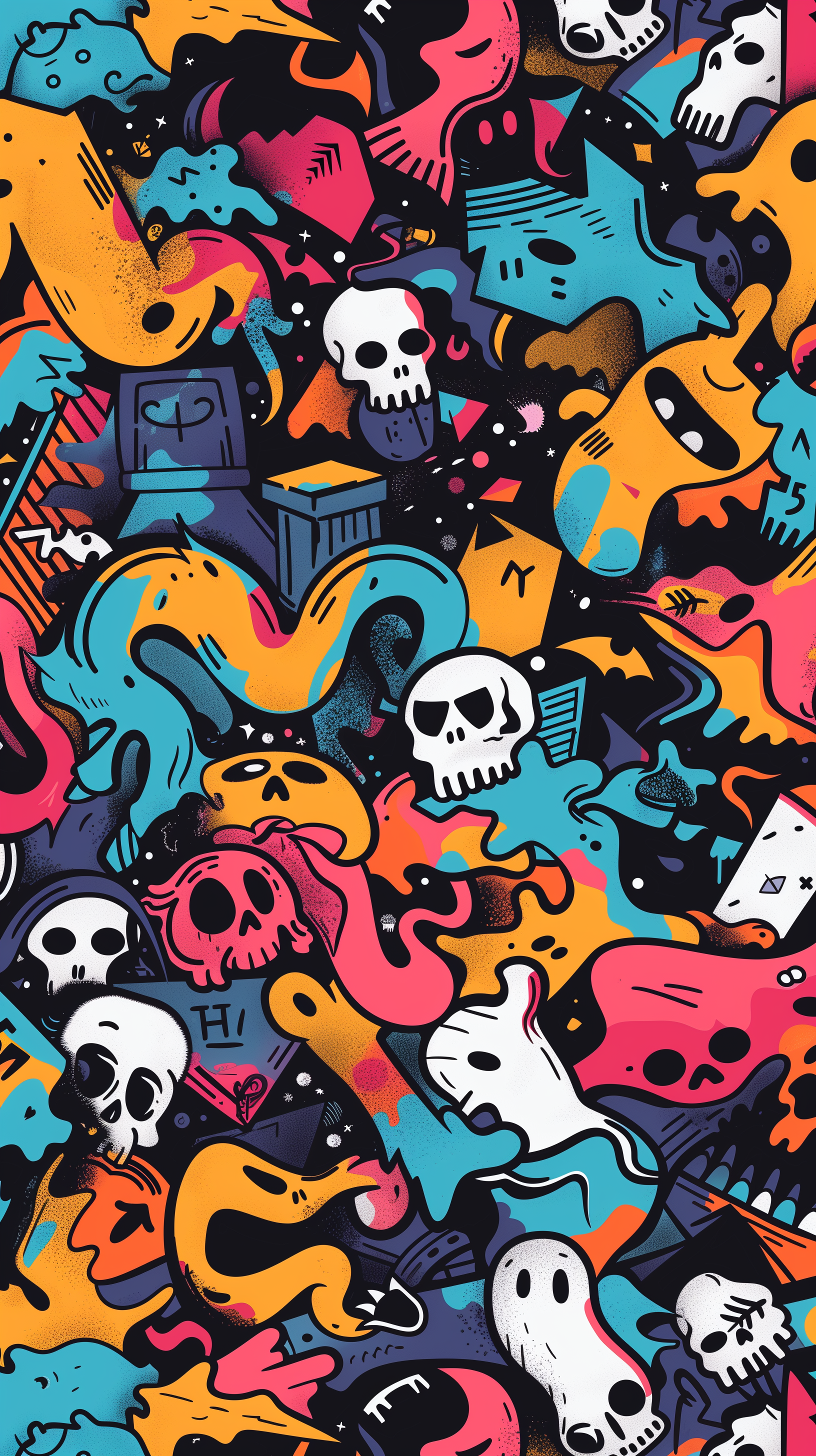 AI generated: Pattern illustration (Midjourney - Logo Icon Design)