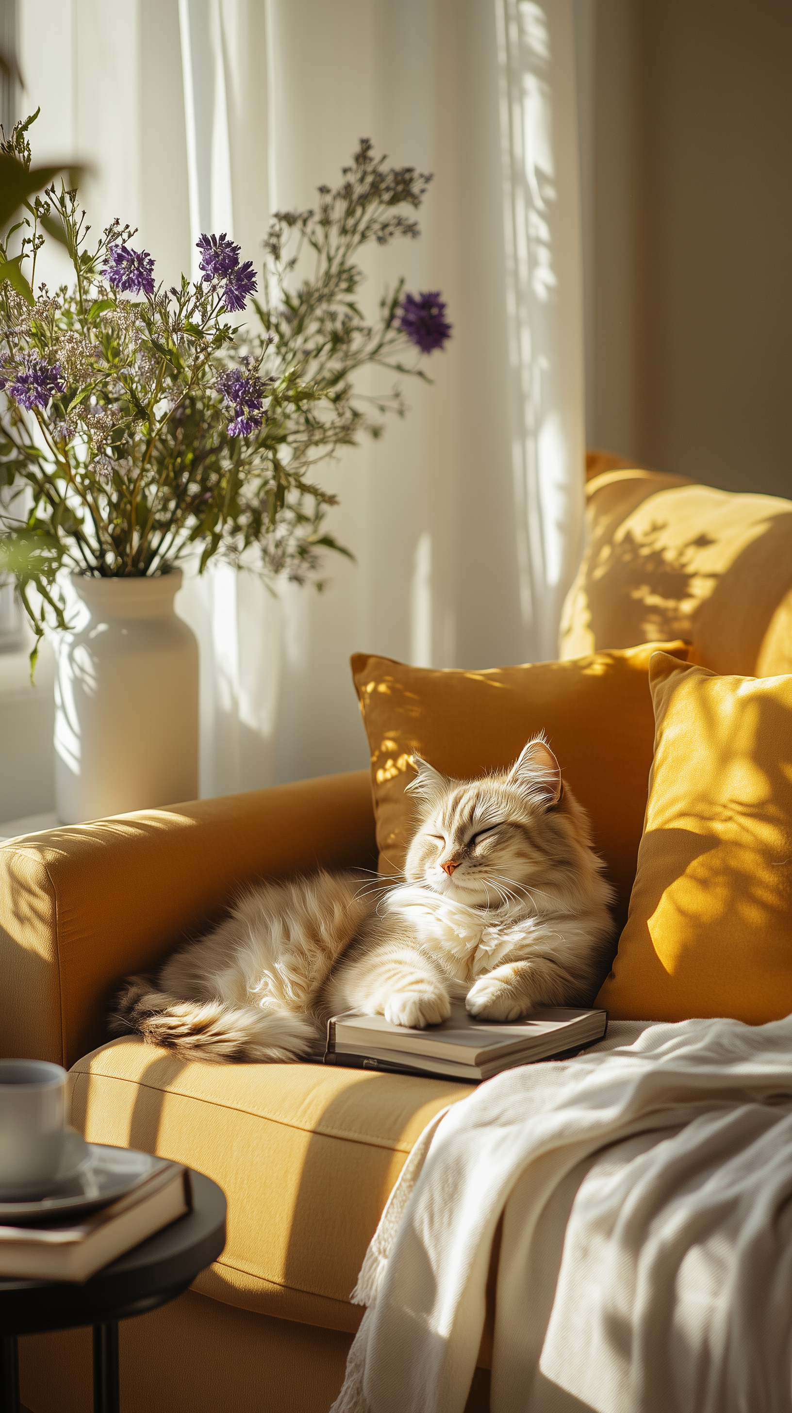 Midjourney prompt: photography, apartment living room, minimalistic, ... - Midjourney