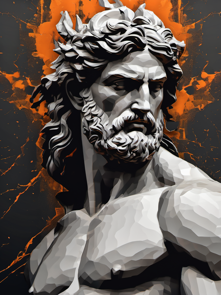 صورة مولدة بالذكاء الاصطناعي: Stable Diffusion prompt: digital portrait of a greek god, calm, in the styl... (نموذج Stable Diffusion - صور شخصية)