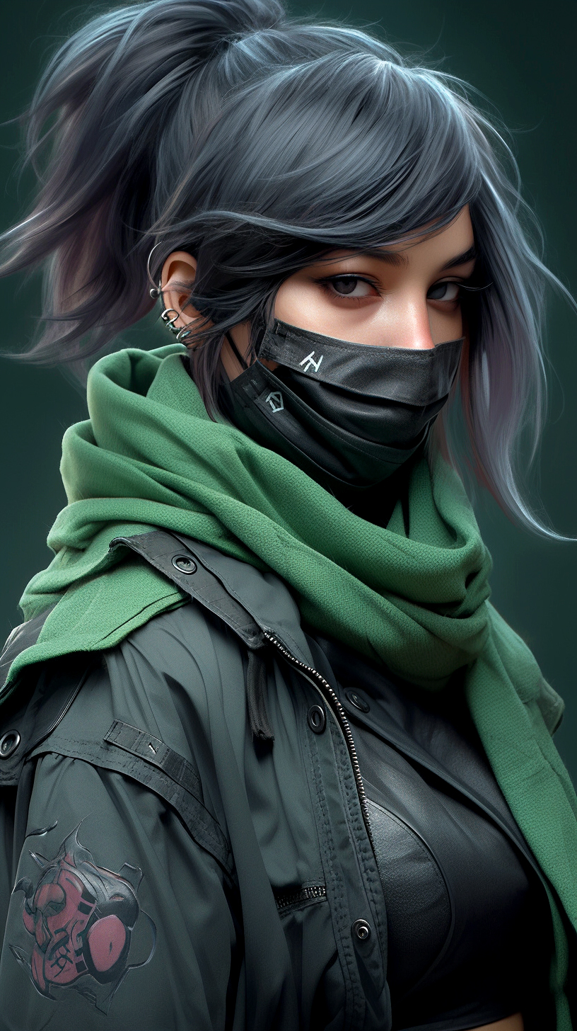 AI generated: Urban Chic: Tahlia from Jakarta (Midjourney - Portraits)