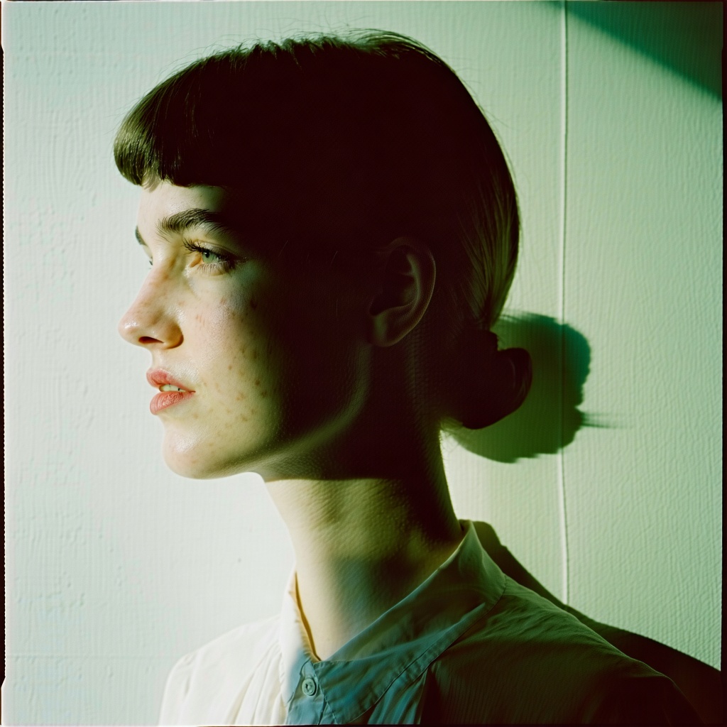 Hero prompt: woman, in the style of Kodak Gold 200 --no freckle... - Hero
