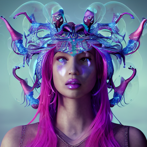 Stable Diffusion prompt: goddess close-up portrait ribcag...