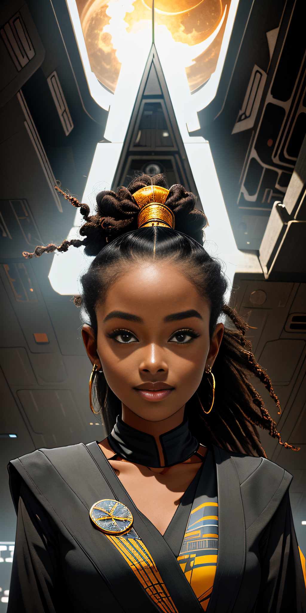 Realistic Vision V2.0 prompt: ((realistic image of a beautiful African-American ... - Realistic Vision V2.0