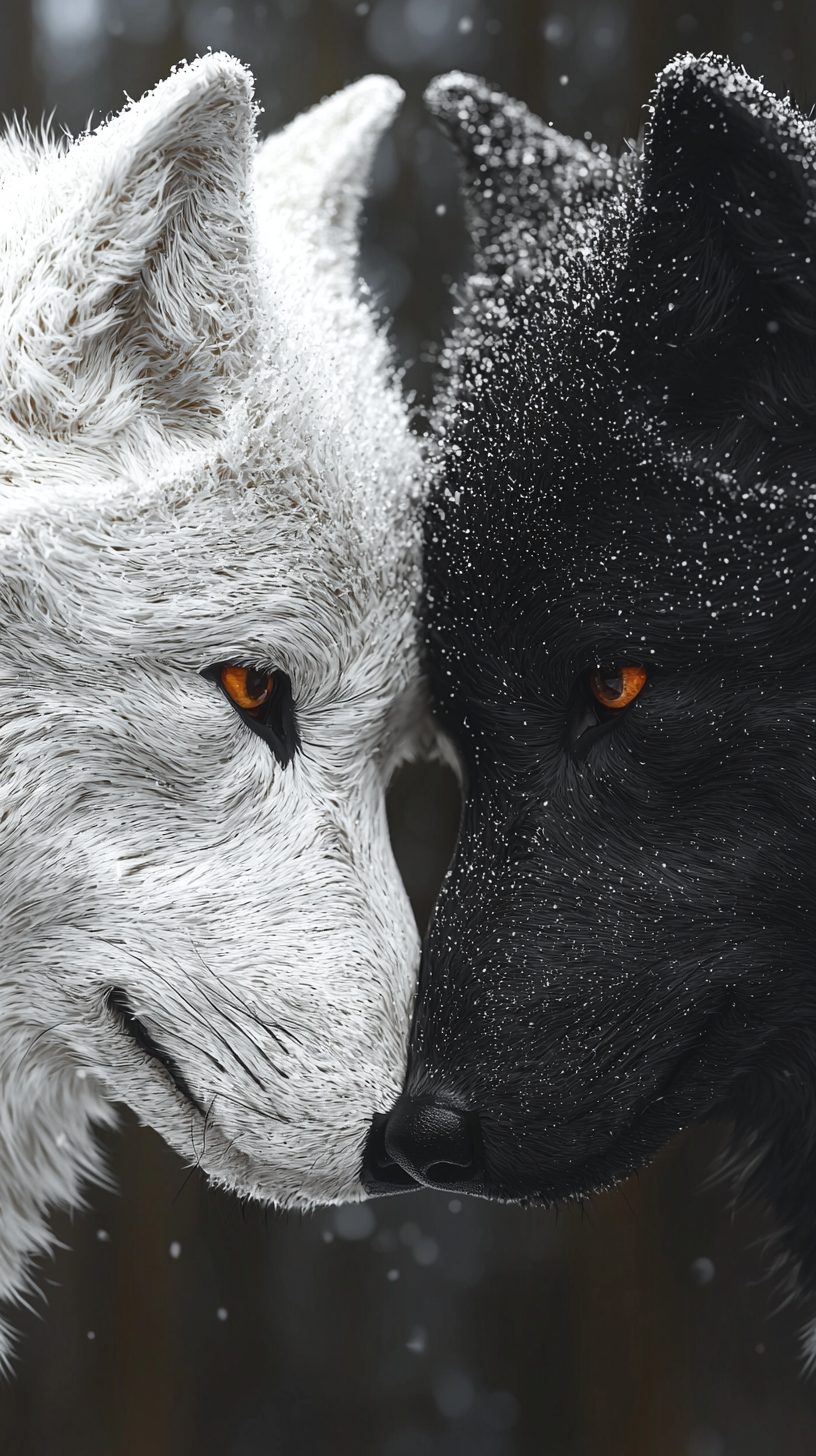 AI generated: black and white (Midjourney - Photography)