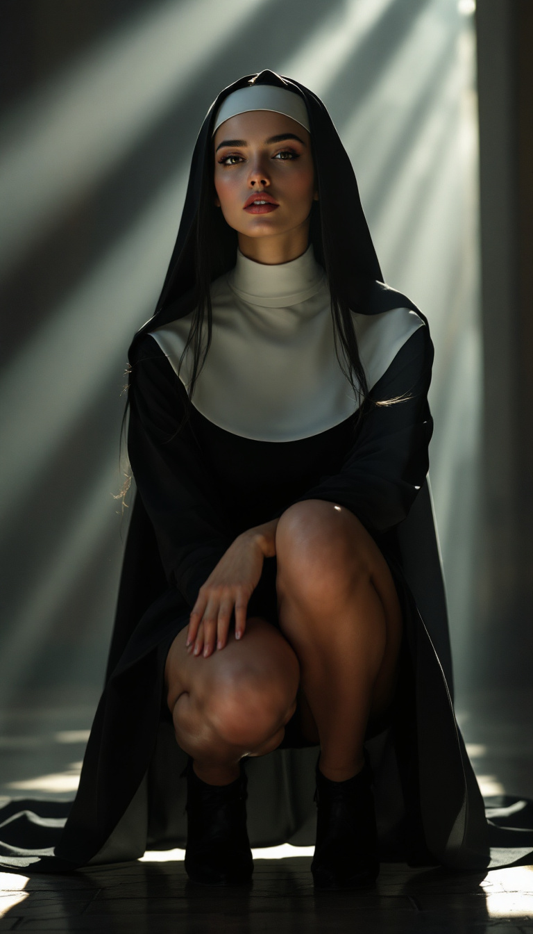 AI generated: FLUX prompt: Hyper realistic full body view of beautiful 18yo n... (FLUX - Concept Art)