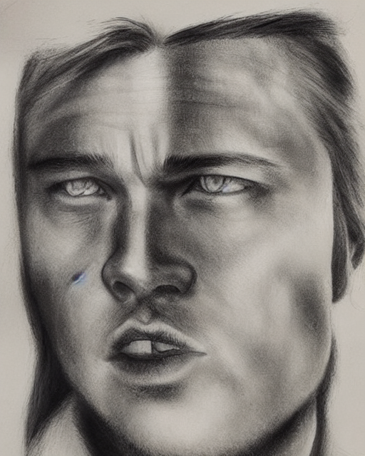 Stable Diffusion prompt: portrait of a mix of Brad Pitt a...
